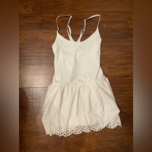 Aerie White Eyelet Dress